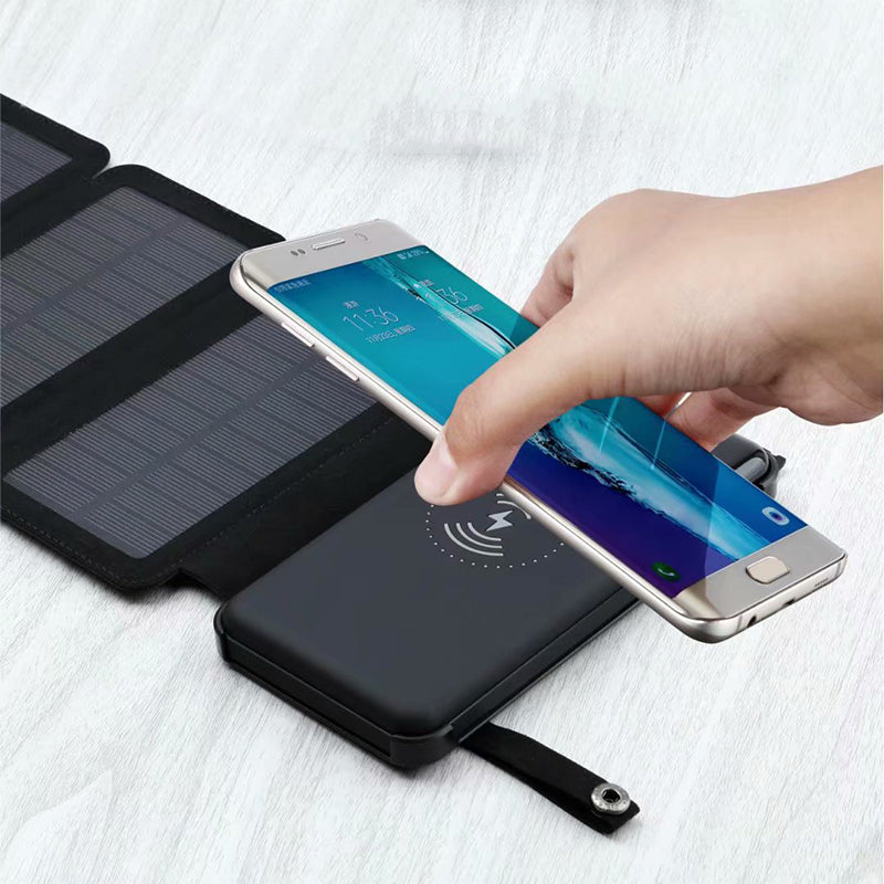 Solar Power Bank (Detachable Wireless Charging)