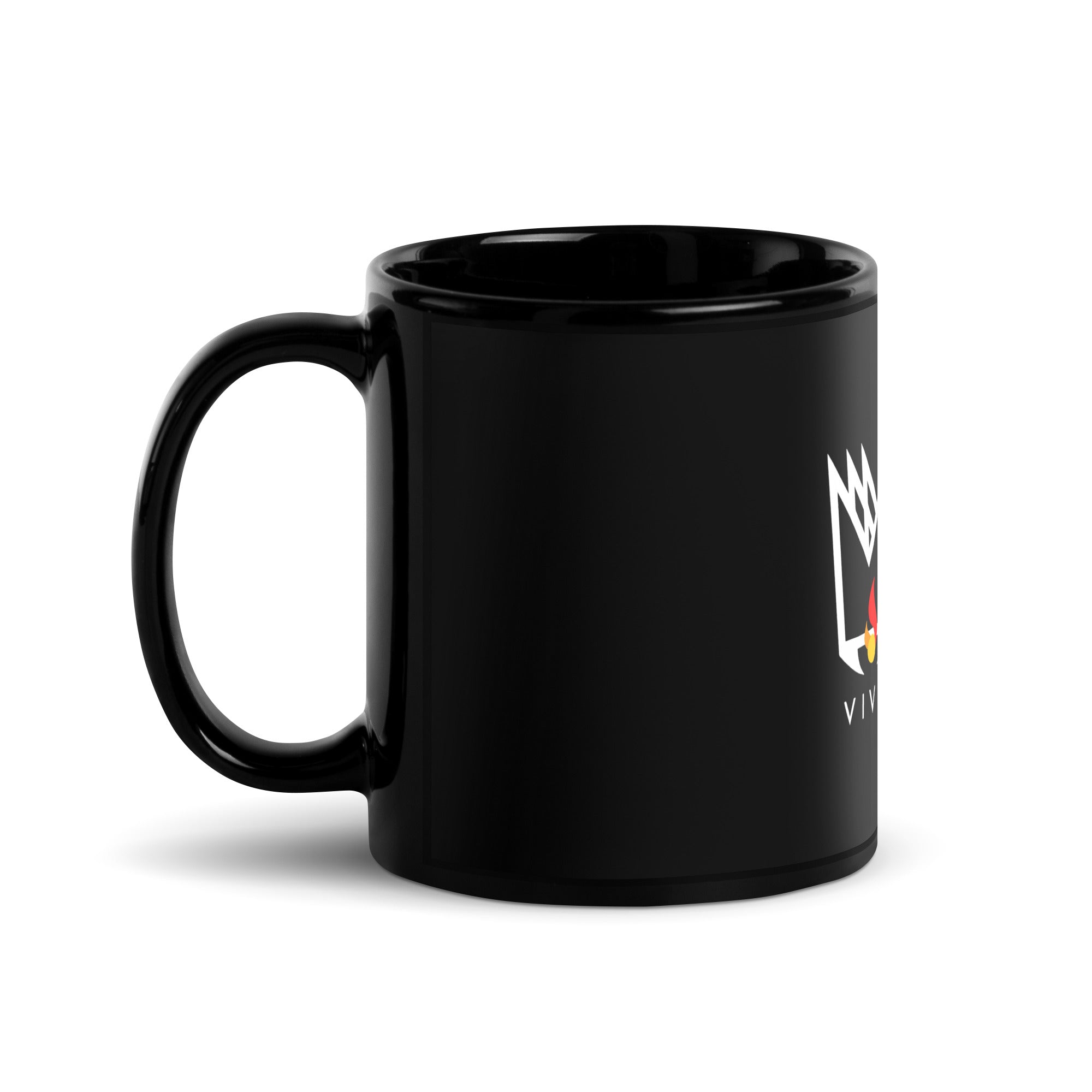 VR Glossy Mug (Black) – Vivid Reign